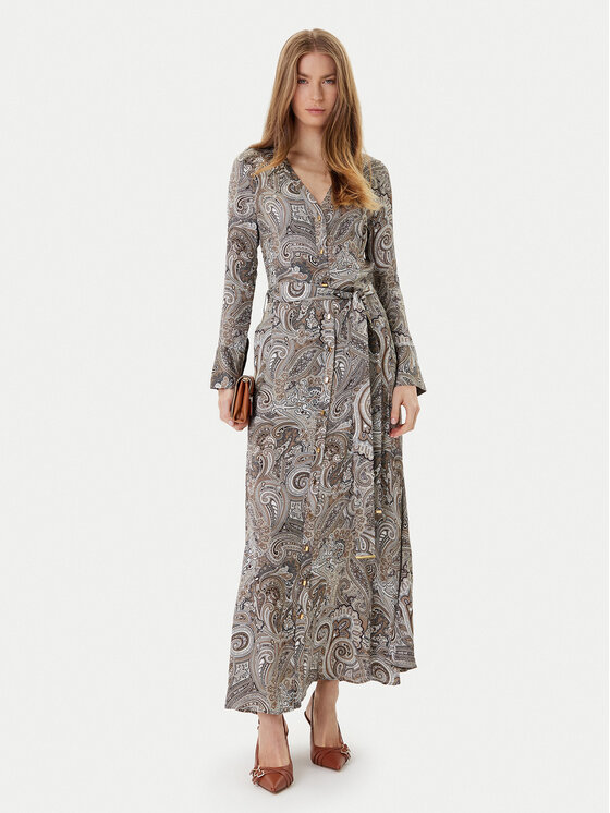Marciano Guess Marciano Guess Rochie tip cămașă 5YGK47 7298A Bej Regular Fit