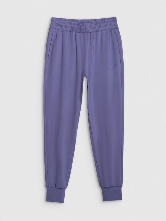 4F 4F Pantaloni da donna 4FRSS25TFTRF0789-32S Blu Regular Fit