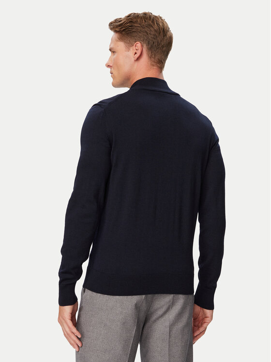 BOSS BOSS Sweter H-Ebenji-L 50571928 Granatowy Slim Fit