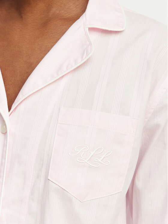 LAUREN RALPH LAUREN LAUREN RALPH LAUREN Camicia da notte ILN32507 Rosa chiaro Relaxed Fit