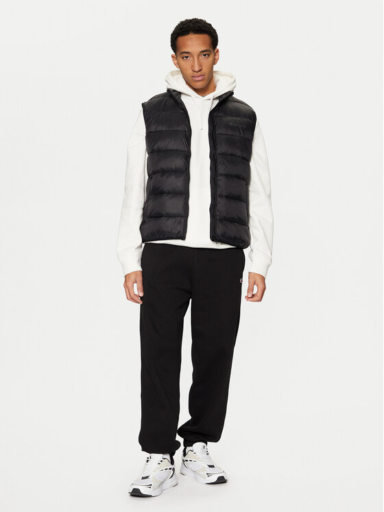 Champion Champion Αμάνικο Μπουφάν 220343 Μαύρο Regular Fit
