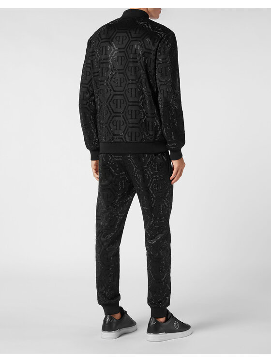 PHILIPP PLEIN PHILIPP PLEIN Sada top a nohavice 15521 Čierna Regular Fit