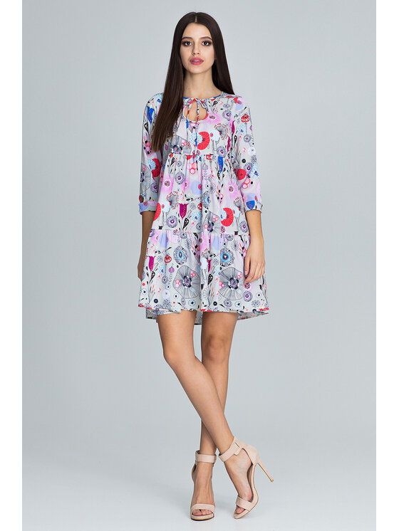 FIGL FIGLFIGL Vestito M598 Multicolore Regular Fit