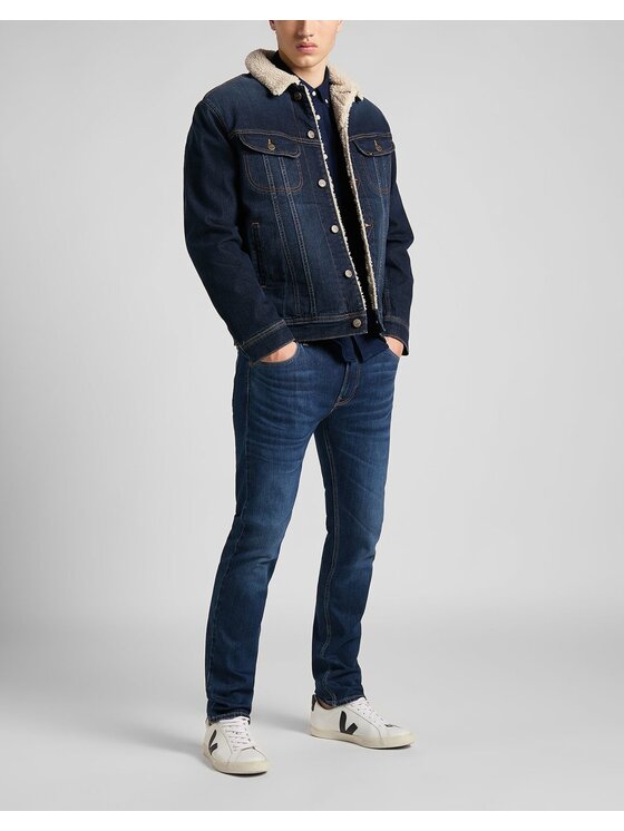 Lee Lee Giacca di jeans SHERPA JACKET Blu Regular Fit