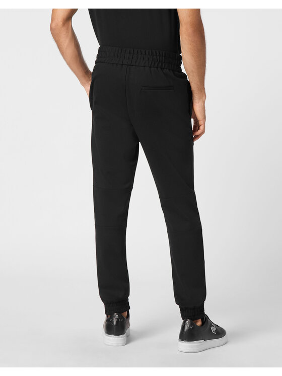 PHILIPP PLEIN PHILIPP PLEIN Jogger nohavice 9373 Čierna Jogger Fit