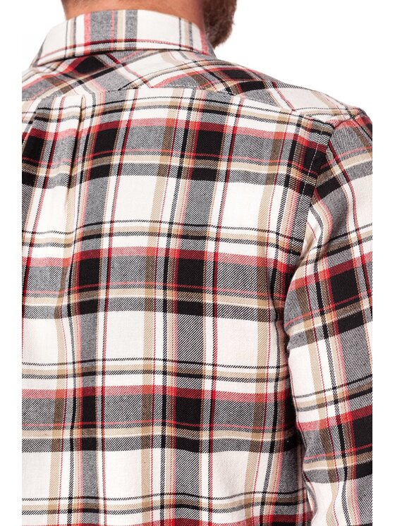 Wrangler Wrangler Camicia 1PKT FLAP SHIRT Beige Regular Fit