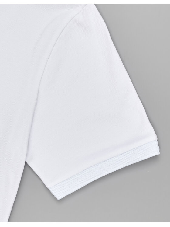 Borgio Borgio Polo matteo 01 Biały Classic Fit