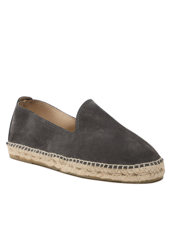 Manebi Manebi Espadrilles Suede Flat Espadrilles W 1.0 C0 Szürke