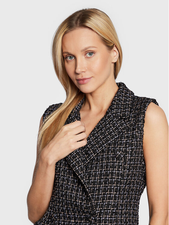 Glamorous Glamorous Úpletové šaty CK6798 Černá Regular Fit