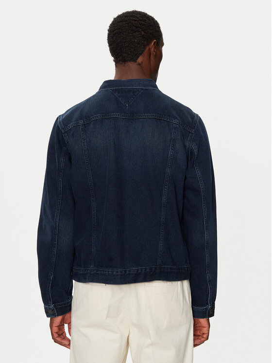 Tommy Hilfiger Tommy Hilfiger Džinsinė striukė Trucker MW0MW37263 Tamsiai mėlyna Regular Fit