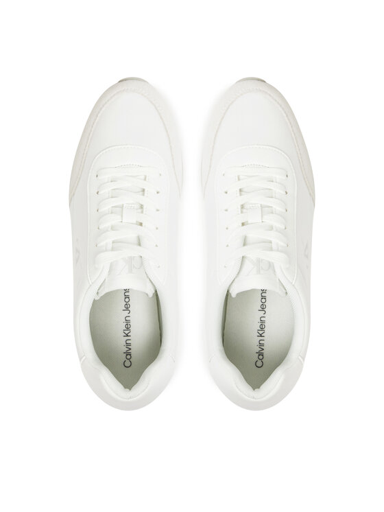 Calvin Klein Jeans Calvin Klein Jeans Sportcipők Retro Runner Low Laceup Canvas YW0YW01888 Fehér