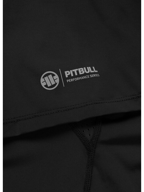 PITBULL PITBULL Koszulka techniczna RUNWAY Czarny Regular Fit
