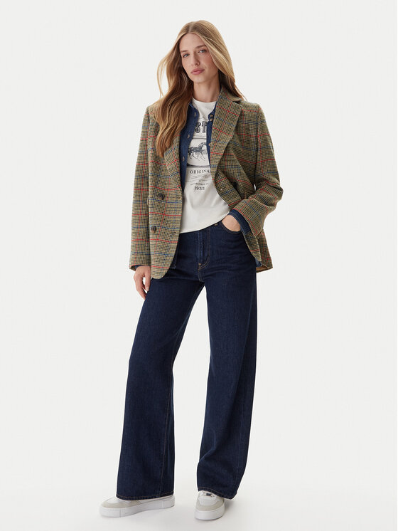 Mustang Mustang Marynarka Marlow 1016743 Brązowy Relaxed Fit