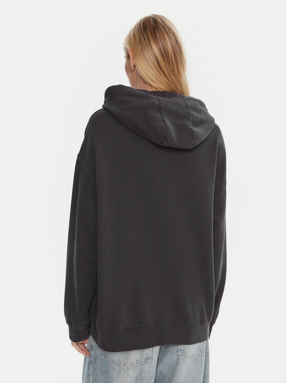 Quiksilver Quiksilver Bluză Esential Hoodie EQWFT03191 Gri Oversize