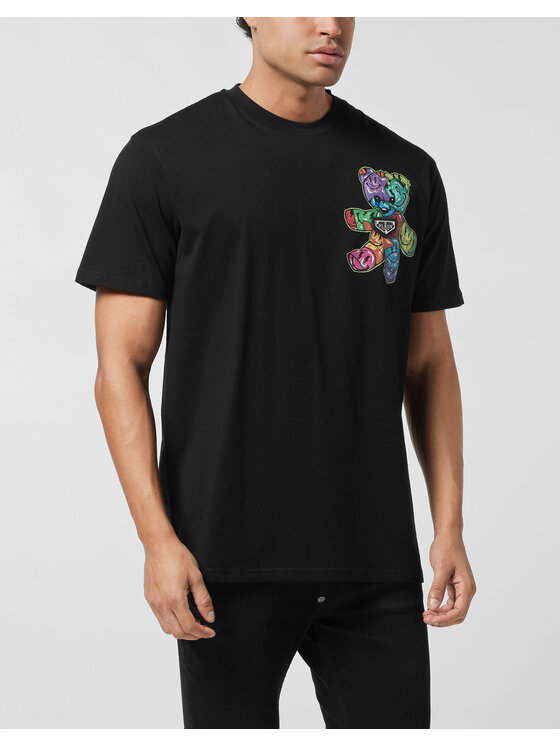PHILIPP PLEIN PHILIPP PLEIN Tričko 25631 Čierna Regular Fit