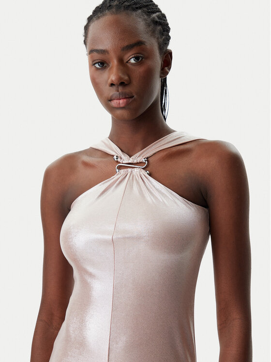 PINKO PINKO Sukienka koktajlowa 104999 A2DN Różowy Regular Fit