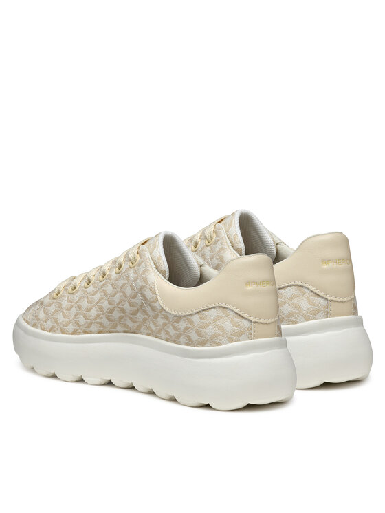 Geox Geox Sneakersy D Spherica Ec4.1 D55TCD 0DSBC C1122 Beżowy