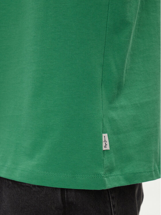 Pepe Jeans Pepe Jeans Marškinėliai Claude PM509390 Žalia Regular Fit