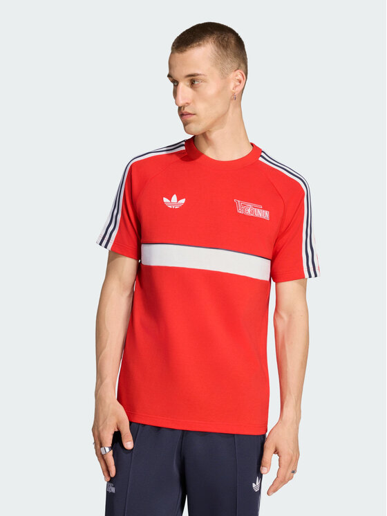 adidas adidas Koszulka techniczna 171381 Czerwony Slim Fit