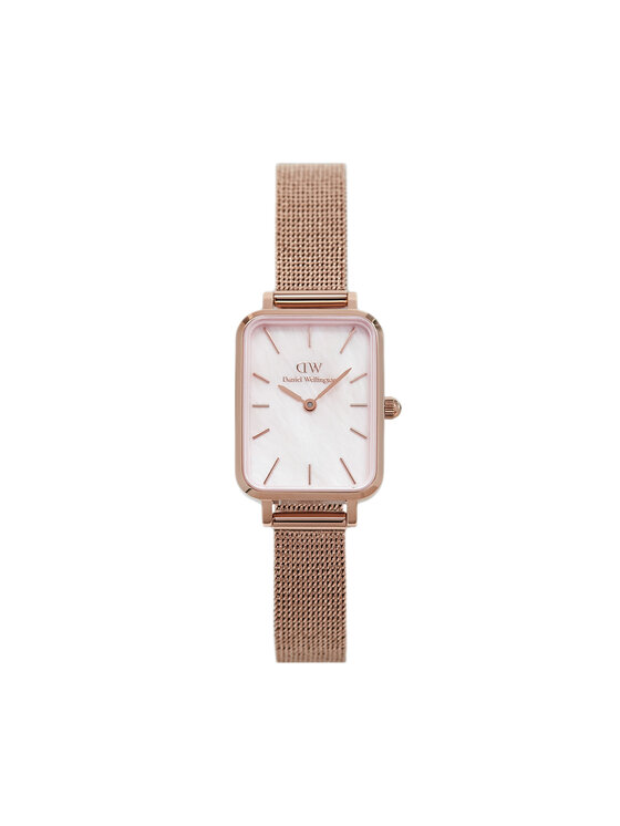 Daniel Wellington Hodinky Quadro Pressed DW00100510 Zlatá