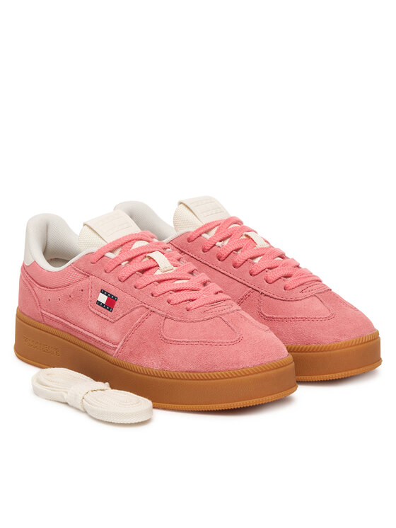 Tommy Jeans Tommy Jeans Snīkeri The Greenwich Edge Max Suede EN0EN02989 Rozā