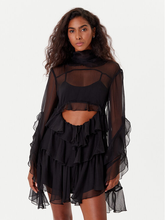 Bardot Bardot Koktejlové šaty Anyssa 59973DB Černá Regular Fit