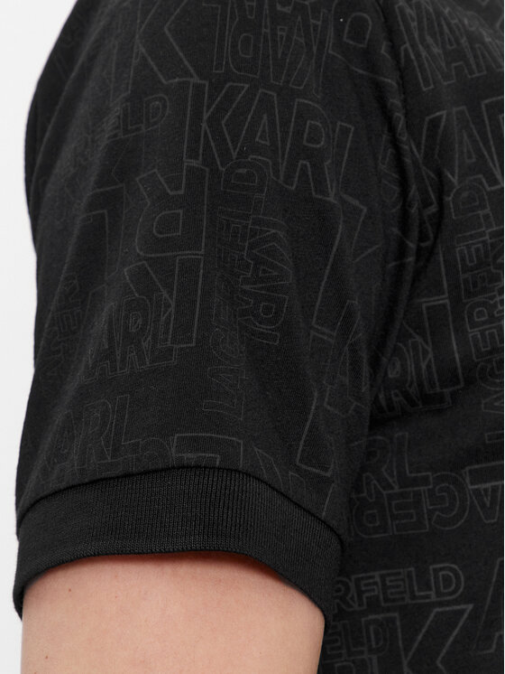 KARL LAGERFELD KARL LAGERFELD Polo särk 745082 541224 Must Regular Fit