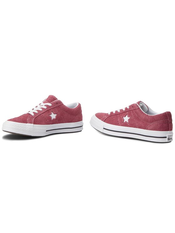 Converse Tenis wki One Star Ox 158370C Bordowy Modivo.pl