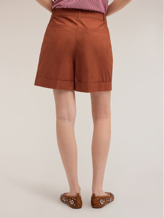 Motivi Motivi Pantaloncini di tessuto P02WQ004666N002 Marrone Regular Fit