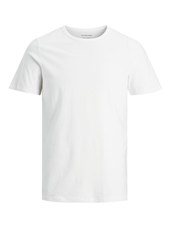 Jack&Jones Jack&Jones Σετ 2 T-Shirts Basic Crew Neck 12133913 Λευκό Regular Fit