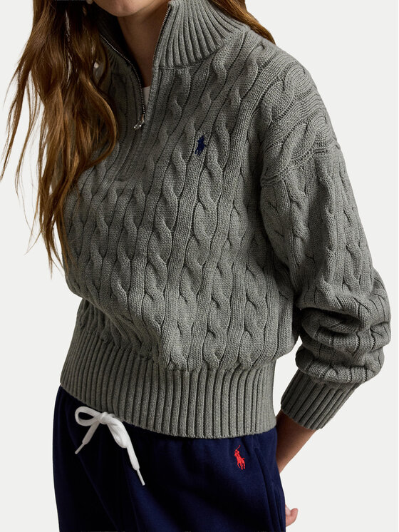Polo Ralph Lauren Polo Ralph Lauren Svetr 211963467506 Šedá Regular Fit