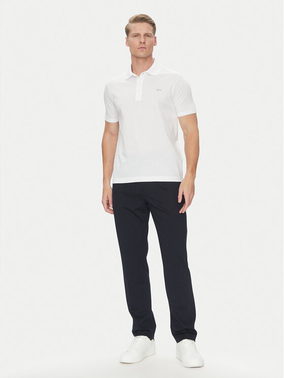 Paul&Shark Paul&Shark Polo 25411232 Biały Regular Fit