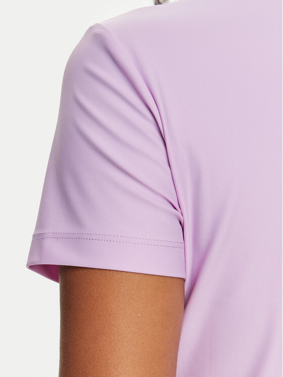 Versace Jeans Couture Versace Jeans Couture Marškinėliai 76HAH602 Violetinė Slim Fit