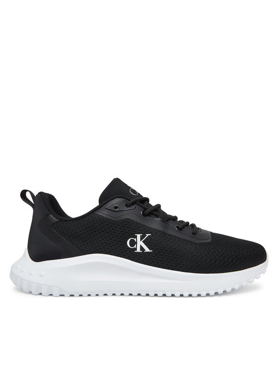 Sneakers Calvin Klein Jeans Eva Runner Mix Mesh YM0YM01285 Negru