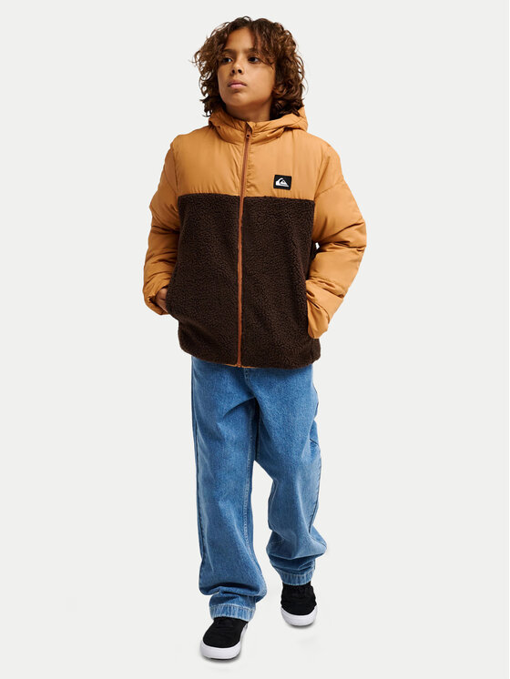 Quiksilver Quiksilver Ziemas jaka Scaly Reversible EQBJK03347 Oranžs Regular Fit