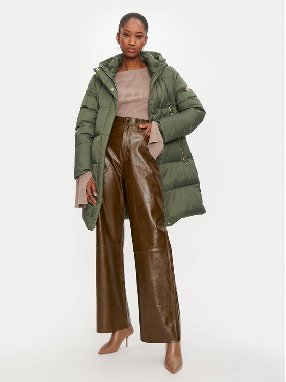 Fracomina Fracomina Daunenjacke FR24WC3009O42301 Grün Regular Fit