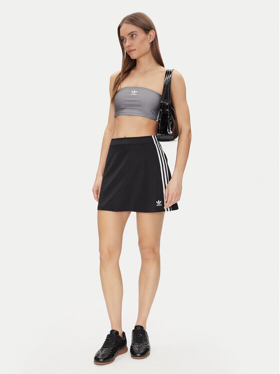 adidas adidas Top 3-Stripes JD3385 Šedá Slim Fit