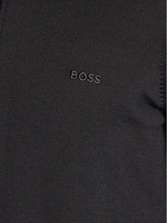 BOSS Boss Pletena jopica Balonso-L 50476347 Črna Regular Fit