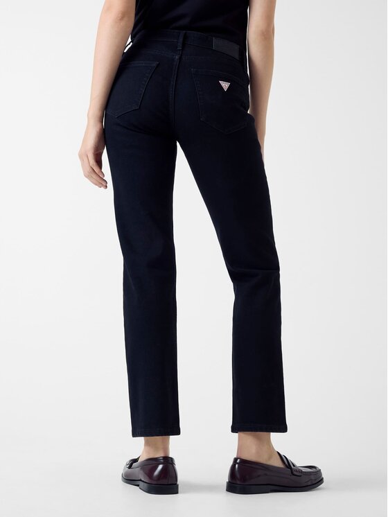 Guess Jeans Guess Jeans Jeansy W5YA98 D6311 Černá Straight Fit