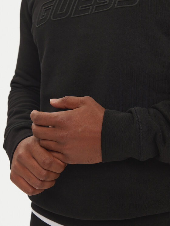 Guess Guess Світшот New Adwin Z4YQ16 K9V31 Чорний Regular Fit