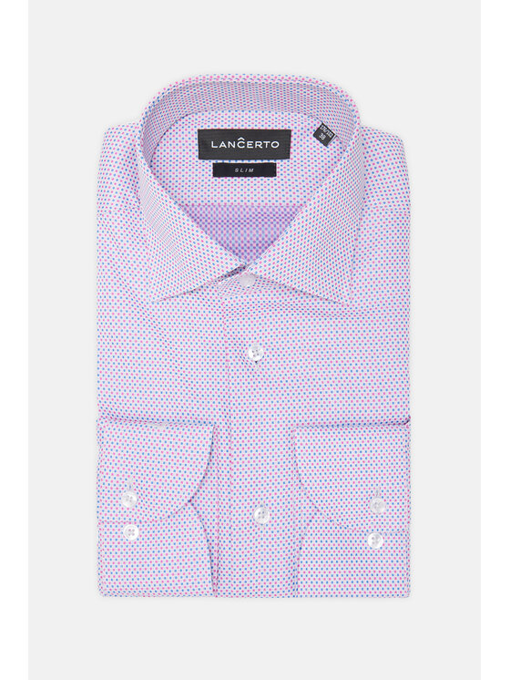 Lancerto Lancerto Koszula Terence KO051124000032 Kolorowy Slim Fit