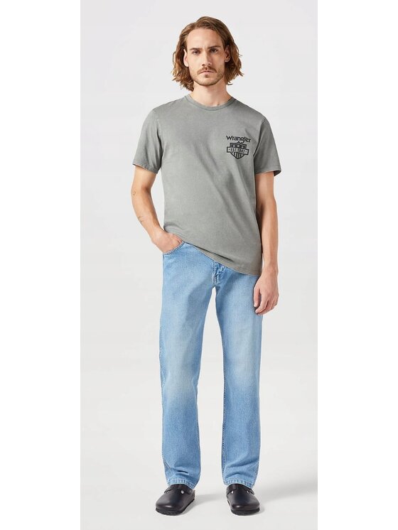 Wrangler Wrangler Jeansy Frontier Niebieski Relaxed Fit