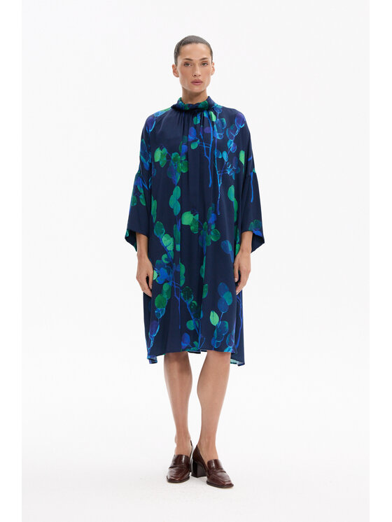 Deni Cler Milano Deni Cler Milano Sukienka koktajlowa W-DC-3453-F5-D7-56-1 Kolorowy Oversize