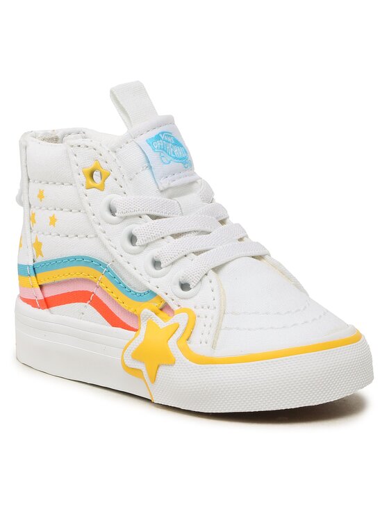 Girls rainbow vans best sale