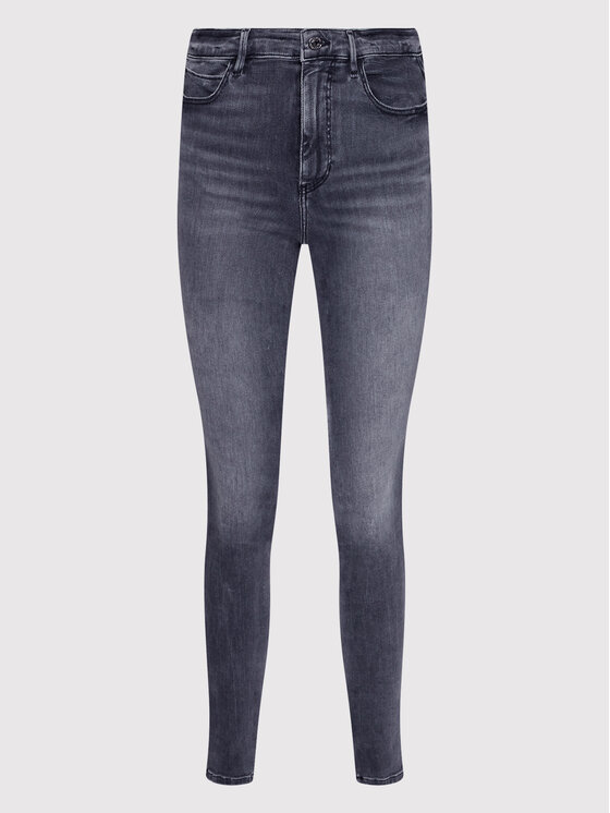 Guess Guess Jeansy W2YA46 D4PZ2 Szary Skinny Fit