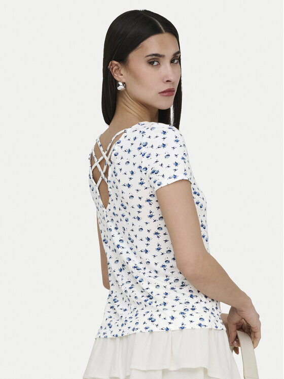 ONLY ONLY Bluza Bera 15368588 Bela Regular Fit