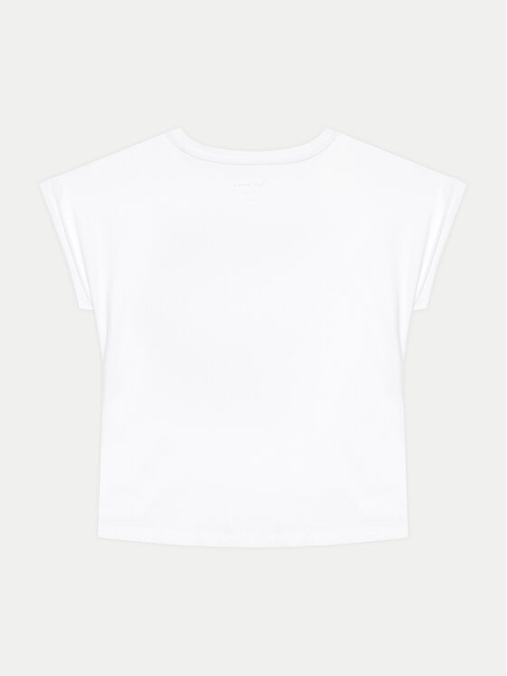 Pepe Jeans Pepe Jeans T-shirt Qwana PG503073 Bijela Regular Fit
