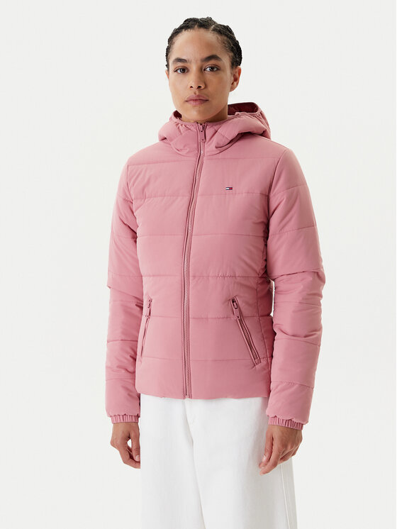 Tommy Jeans Tommy Jeans Átmeneti kabát DW0DW20959 Rózsaszín Slim Fit