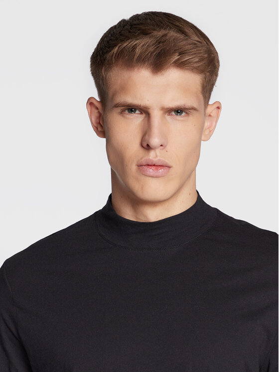 United Colors Of Benetton United Colors Of Benetton Longsleeve 3ZQTU200I Μαύρο Slim Fit