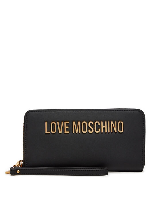 LOVE MOSCHINO Liels sieviešu maks JC5620PP1LKD0000 Melns